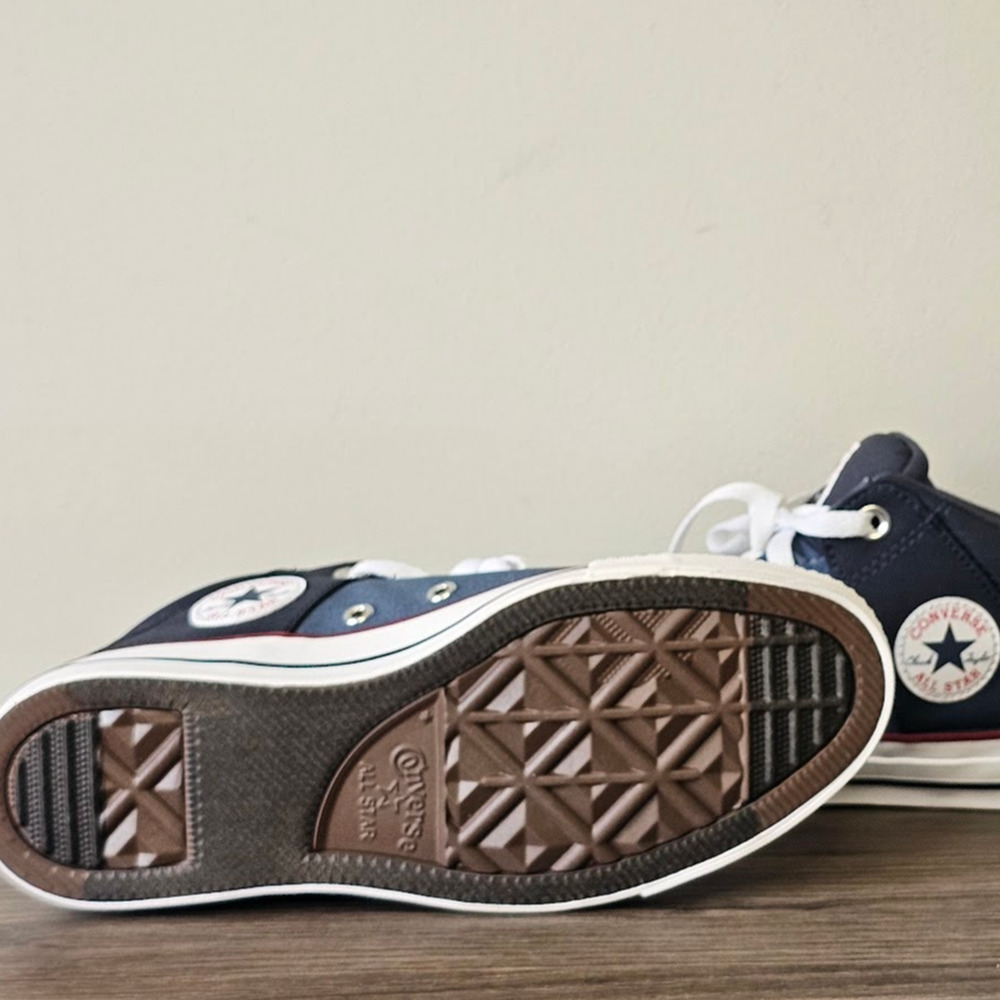 Converse CTAS Axel Mid Top Sneakers Women's Size 7.5 A03607F Blue NWT - Picture 6 of 7
